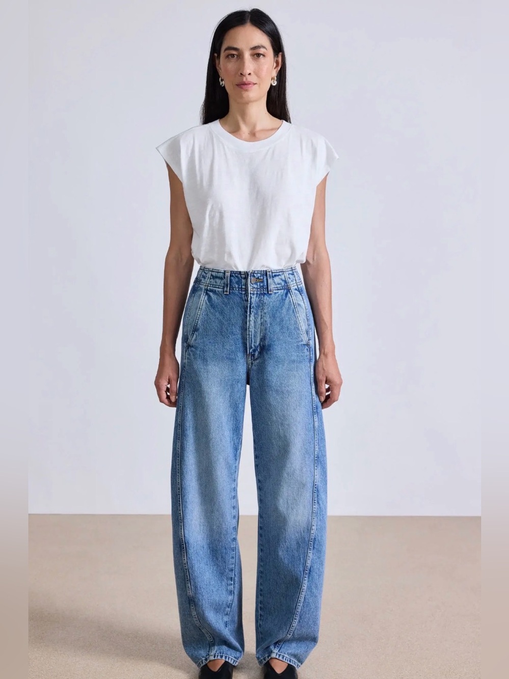 Apiece Apart Meridian Jeans Austin Wash High Rise